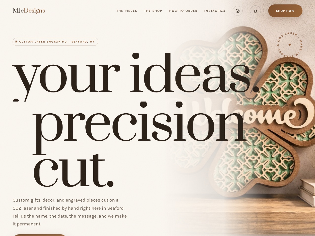 Boutique website we designed