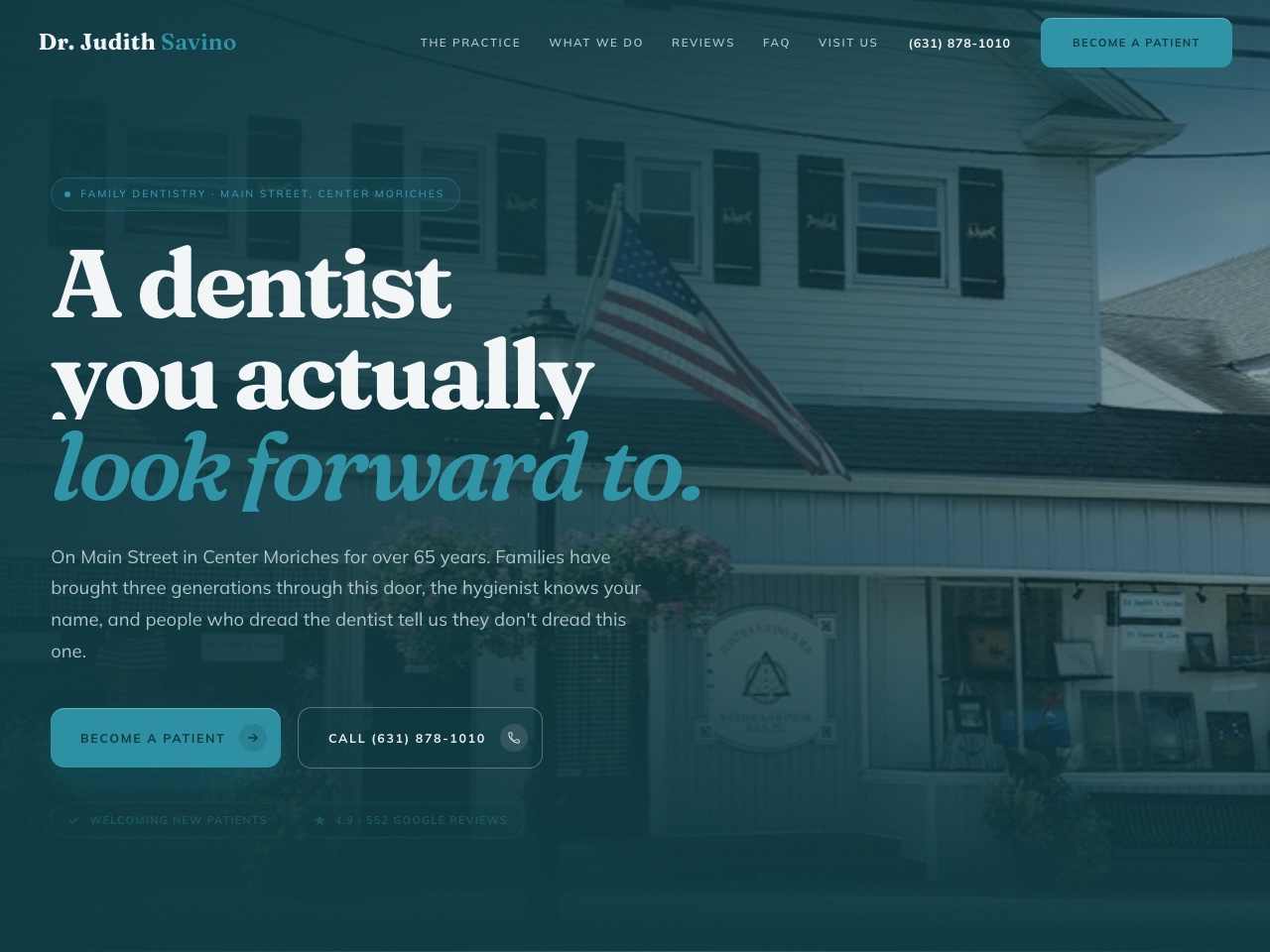 Medical practice website we designed